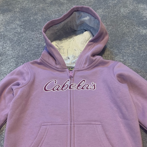 Cabela’s Girls Zip up Hoodie.  NEW w/o tags - Picture 2 of 2